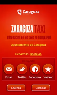 Zaragoza Taxi android App screenshot 0