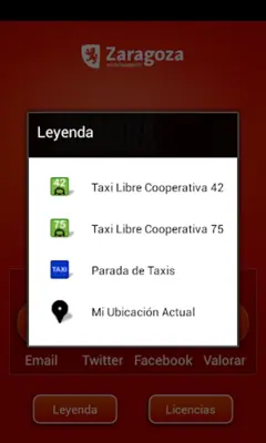 Zaragoza Taxi android App screenshot 1